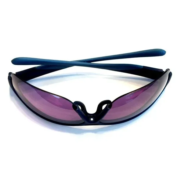 Nike Golf X2 EV0871-401 Sunglasses, Matte Mdnt Navy/Slvr Frame, Golf Tint Lens